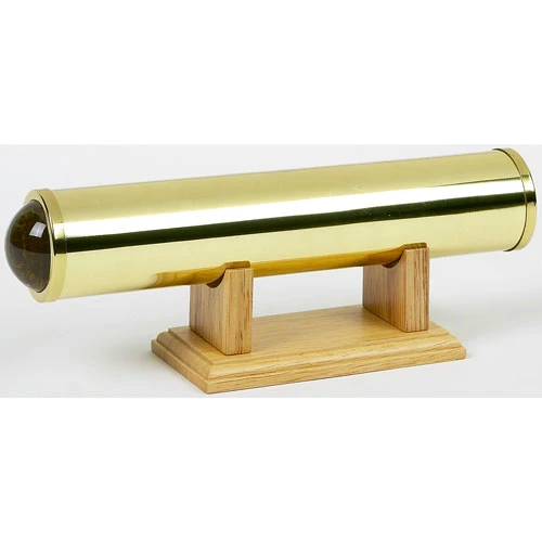 Promotional Gold Teleidoscope with Wood Stand