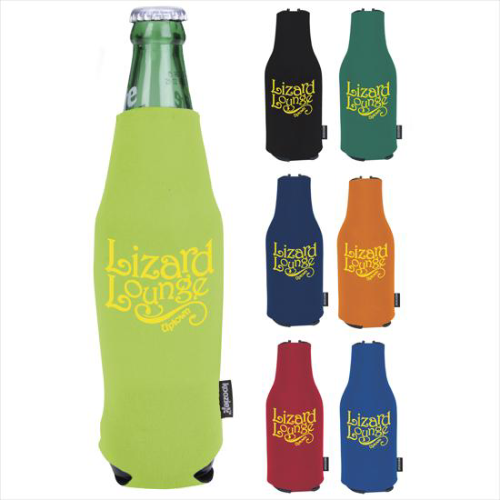 Promotional Collapsible Zip-Up Bottle Koozie Kooler