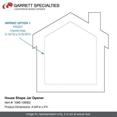 House Shape Jar Opener Promotional House Shape Jar Opener Kitchen Gifts 0.57 Ea