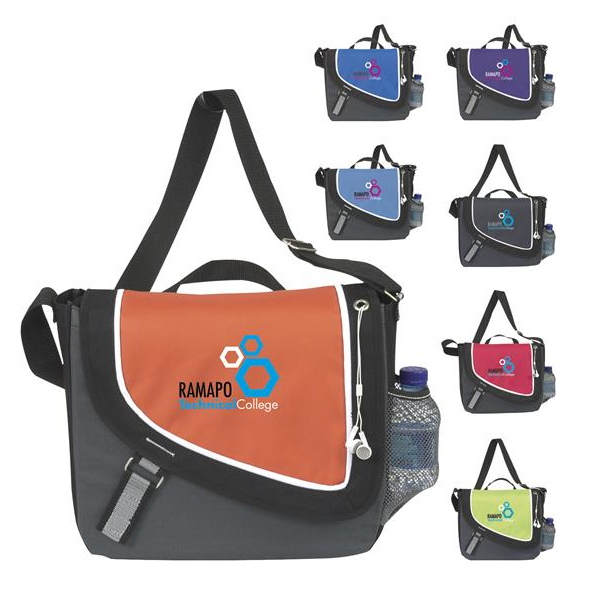 View Image 2 of A Step Ahead Messenger Bag