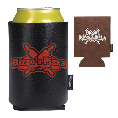 Promotional Koozie® Leather-Like Custom Can Kooler