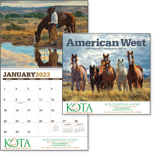 View Image 4 of American West Wall Calendar