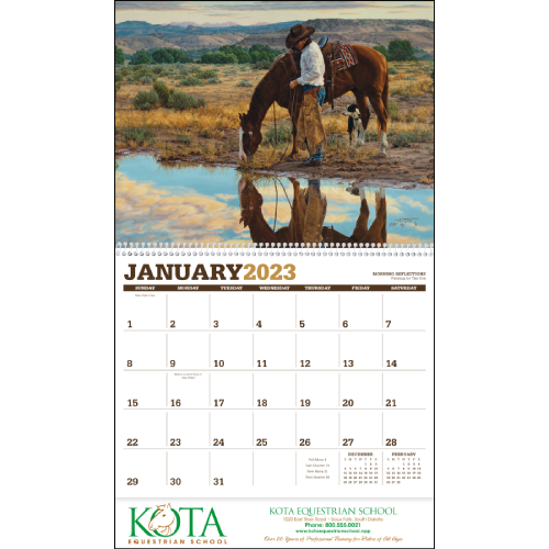 View Image 3 of American West Wall Calendar