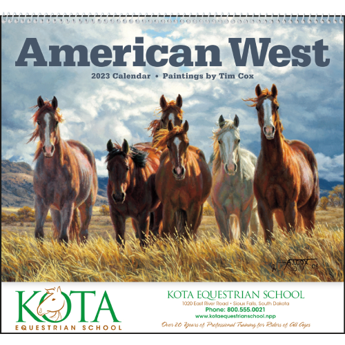 Promotional American West Wall Calendar