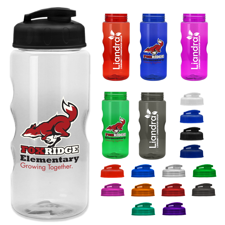Promotional Mini Mountain Tritan® Bottle with Flip-Top Lid - 22 oz.