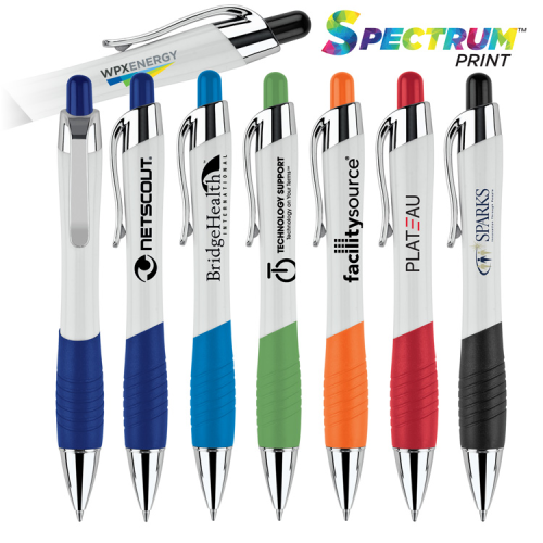 Promotional Two Tone Color Curvaceous Ballpoint