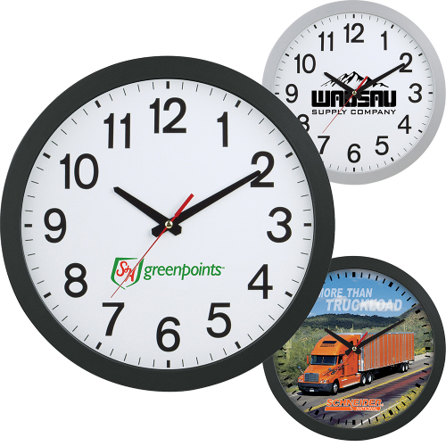 Promotional Slim Wall Clock - 12