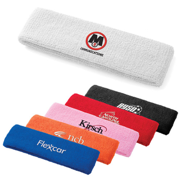 Promotional Plush Terry Sport Headband