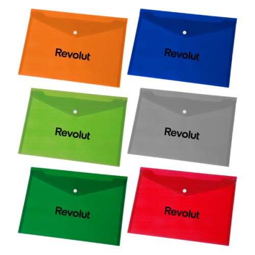 Promotional Snap-It Envelope Custom Document Holder 