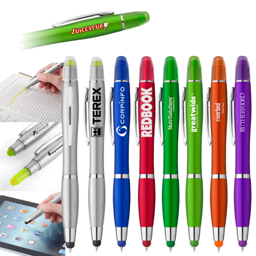 Promotional Curvaceous Metallic Stylus