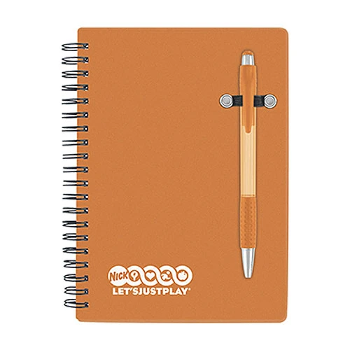 Promotional Pen-Buddy Notebook-Orange