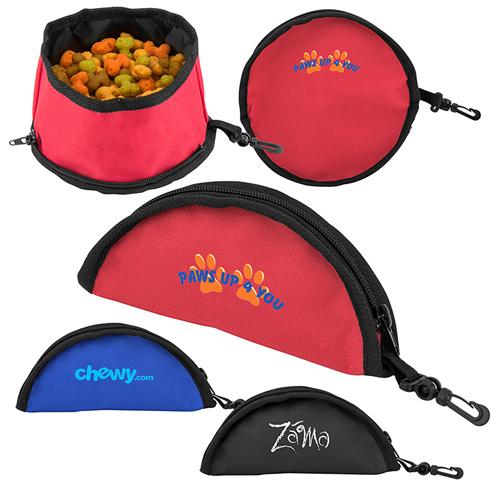 Promotional Food-To-Go Travel Pet Bowl 