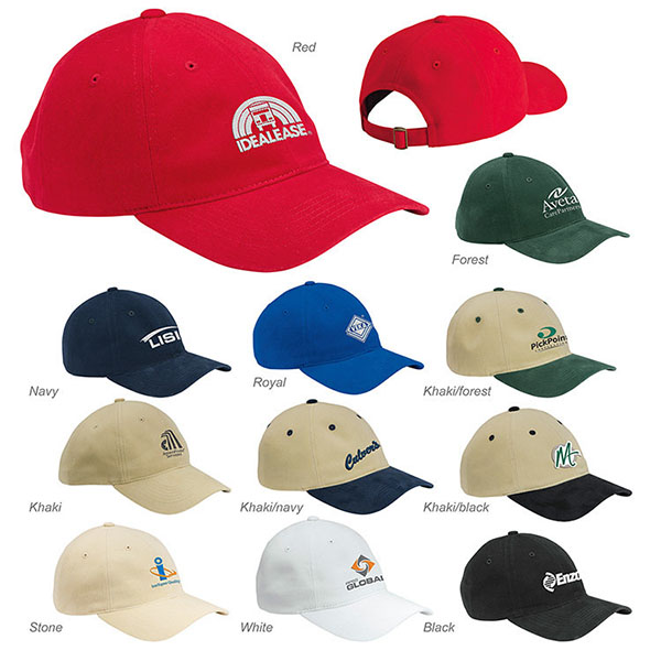 Promotional Sportsman Brushed Unstructured Cap