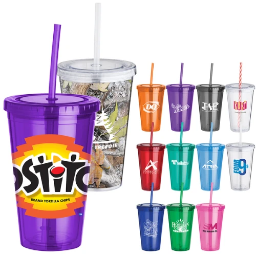 Promotional Everyday Plastic Cup Tumbler - 16oz.