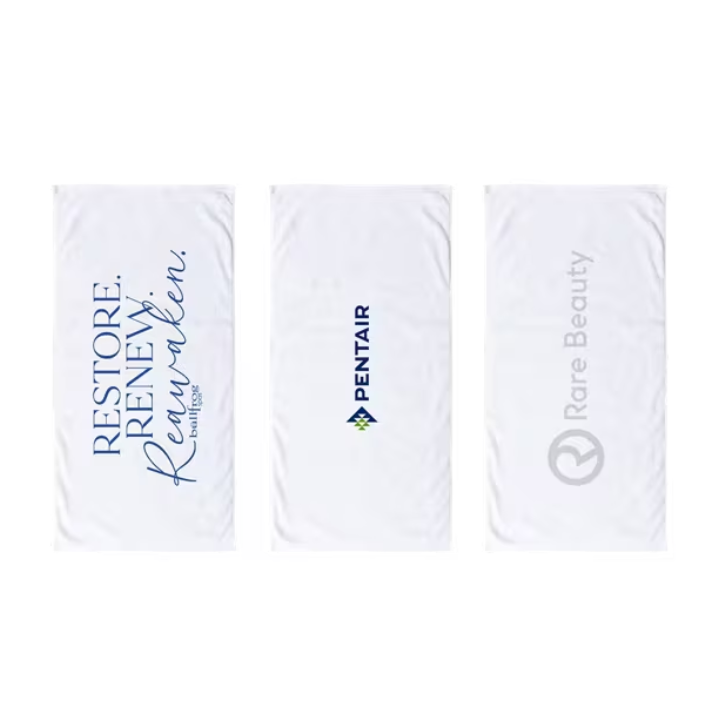 Promotional Resort Beach Towel (White)