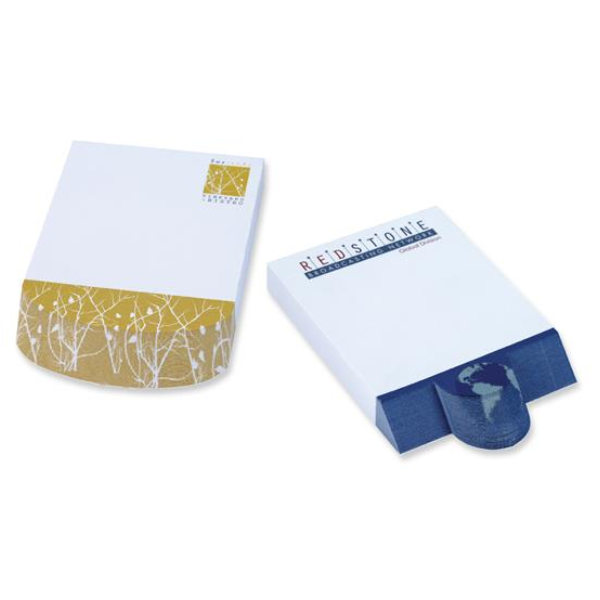 Promotional Beveled Sticky Note Pad