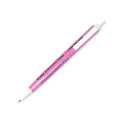 Promotional Bic Tri-Stic - Pink