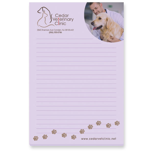 Promotional Stick-To-Notes Adhesive Pad 50 Sheets - 4