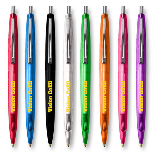 Promotional BIC® Clear Clics® Pen