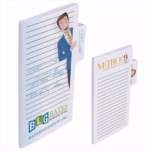 Promotional Souvenir® Sticky Note™ Memo Tabs™ Pad, 50 sheet