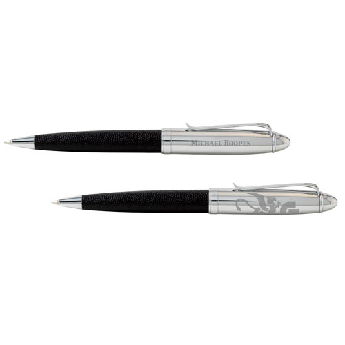 BIC® Leather Custom Ballpoint Pen