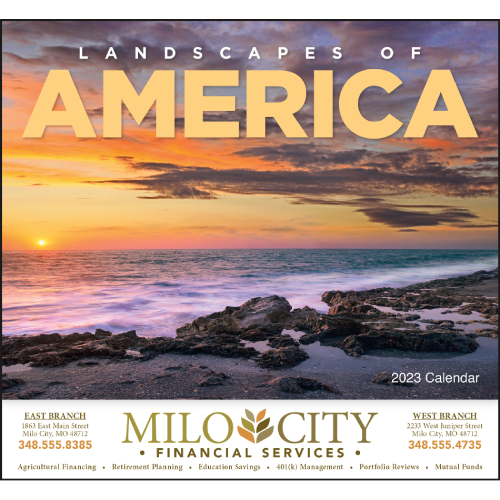 Landscapes America Calendar
