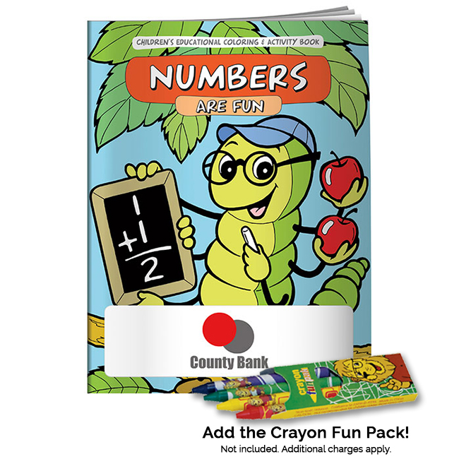 Promotional Numbers Are Fun Coloring Book