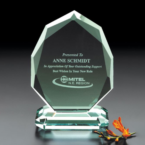 Promotional Iroquois Jade Glass Award