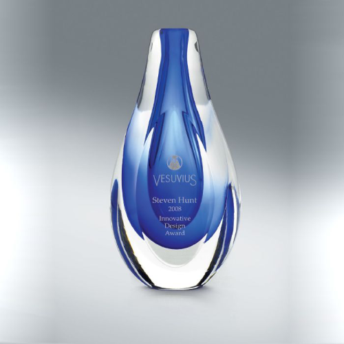 Promotional Arctic Ice Art Glass Award