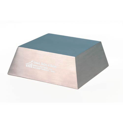 Promotional Silver Metal Slanted Base-Medium