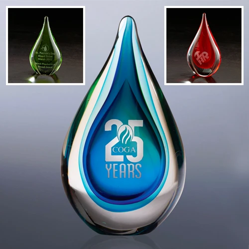 Promotional Fusion Art Glass Award 