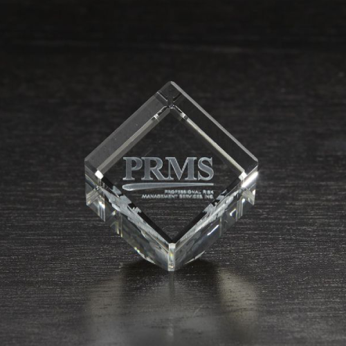 Promotional Small Jewel Cube 3D Crystal Award