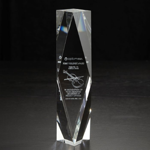 Chairman's 3D Crystal Award - Small