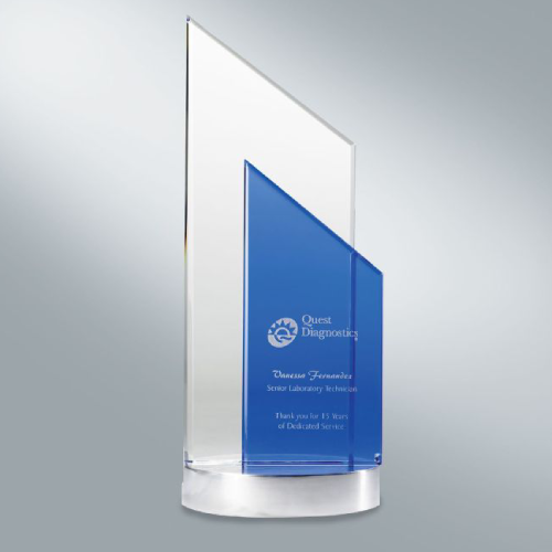 Promotional Bergen Cobalt Optically Perfect Award