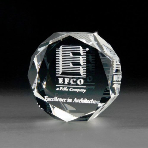 Promotional Crystal Jewel Paperweight