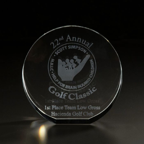 Promotional Circle Award  3D- Large