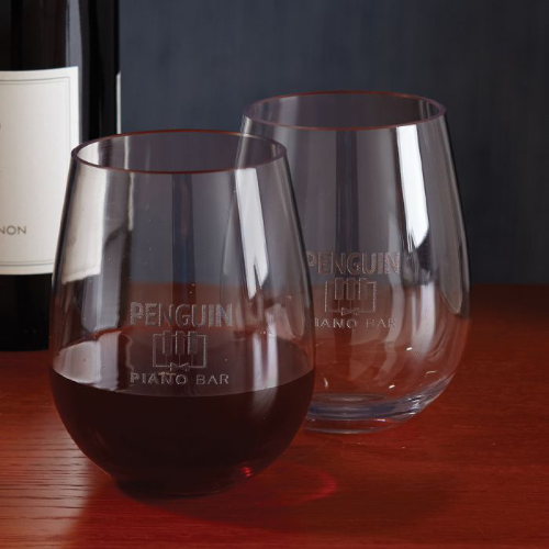 Promotional Stemless Red Wine Glass - Set of 4