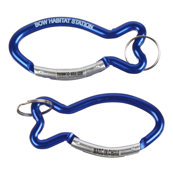 Promotional Fish Shaped Carabiner