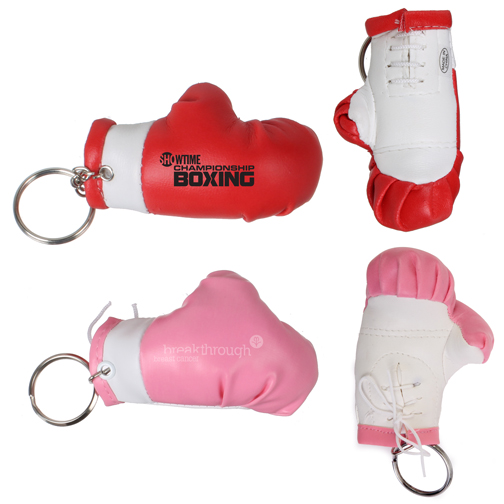 Boxing Glove Keychain imprinted with your logo.