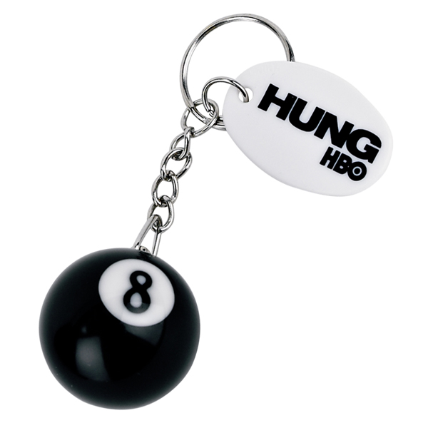 Promotional Eight Ball Key Chain