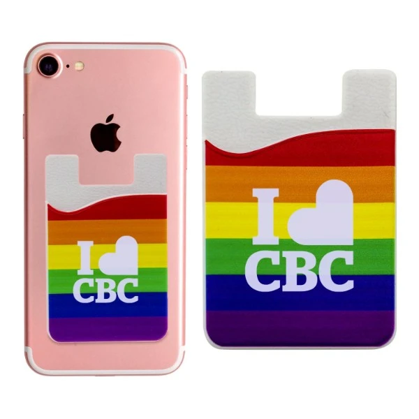 Rainbow Printed Phone Wallet 