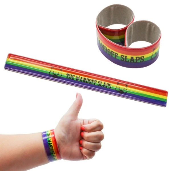 Promotional Rainbow Slap Bracelet