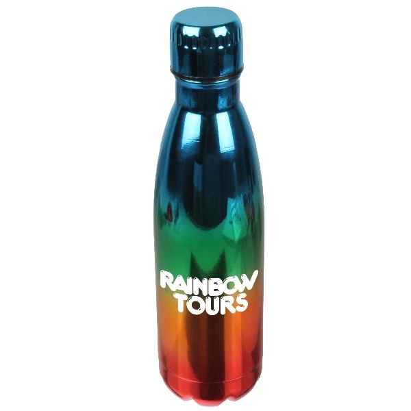 Printed Rainbow Bottle- 17 oz.