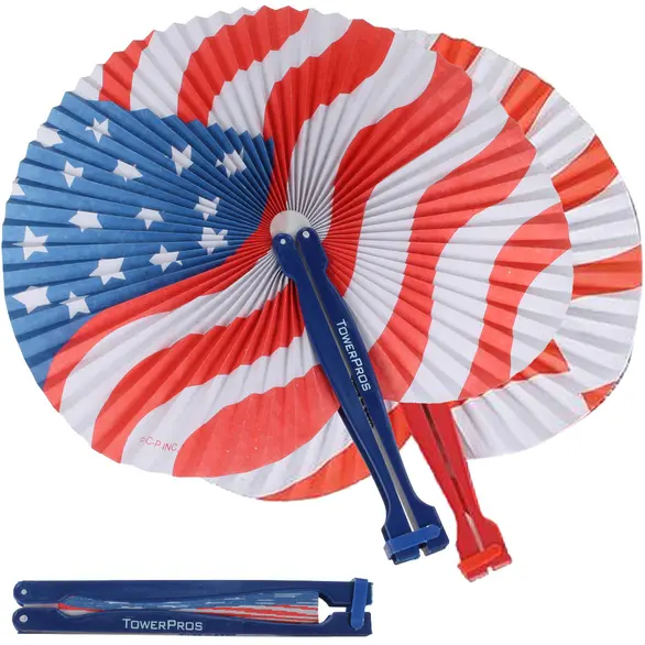 Custom Patriotic Folding Fan
