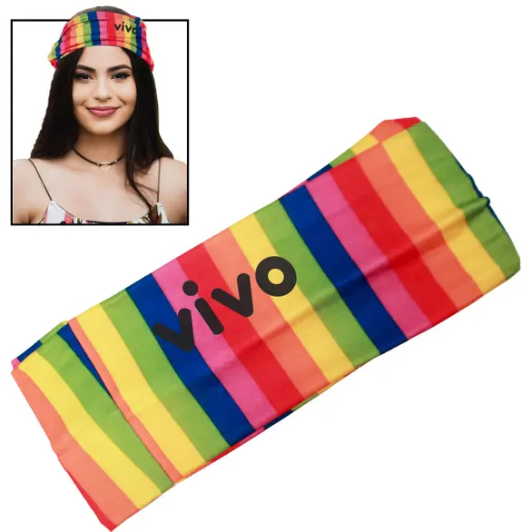 Custom Rainbow Headband 