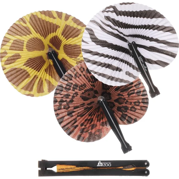 Promotional Safari Folding Fan