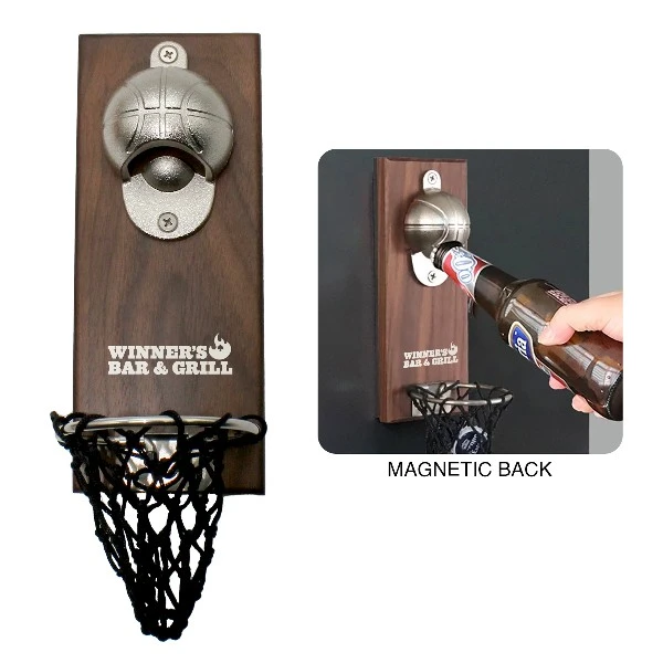 Custom Wall Basketball Bottle Opener