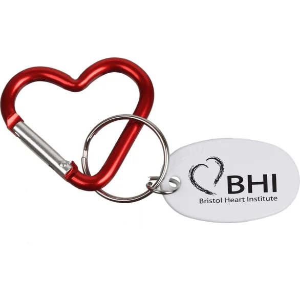 Promotional Heart Carabiner 