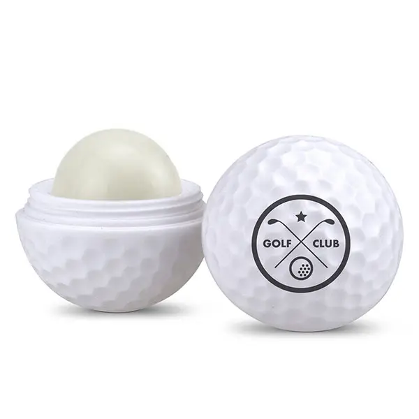 Promotional Golf Ball Shaped Lip Balm Container