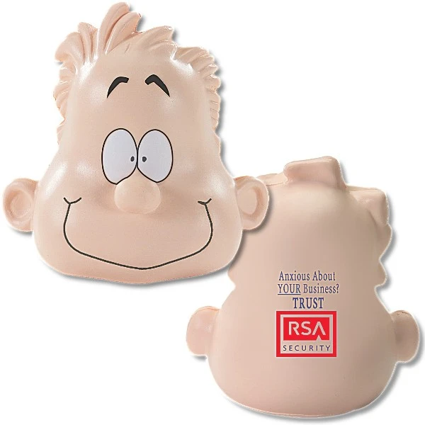 Promotional Happy Mood Dude™ Stress Reliever
